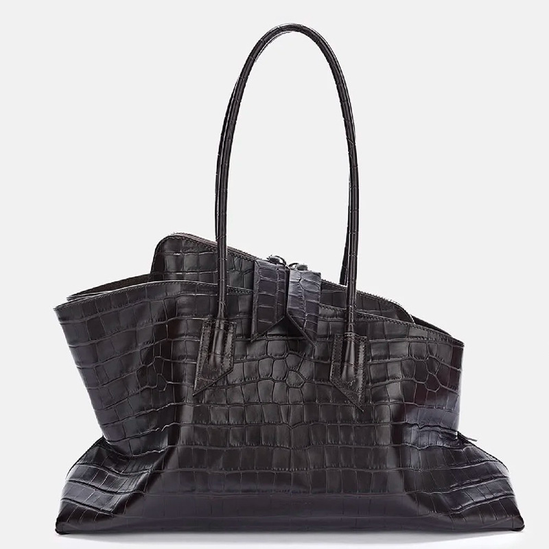 Retro-Krokodilmuster, große Ka – Luxury Bags Tote Bewertung und Preis